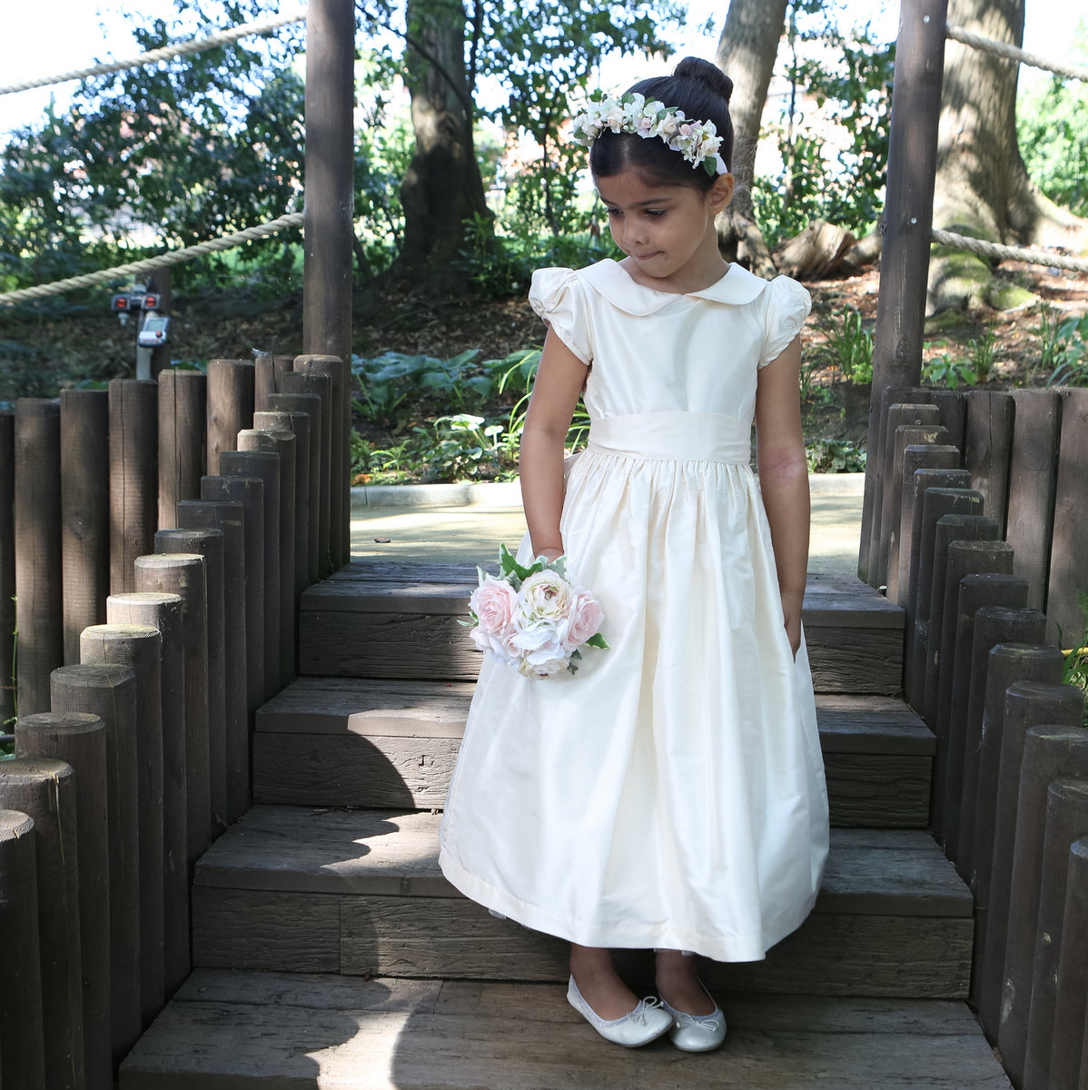 Silk online communion dress