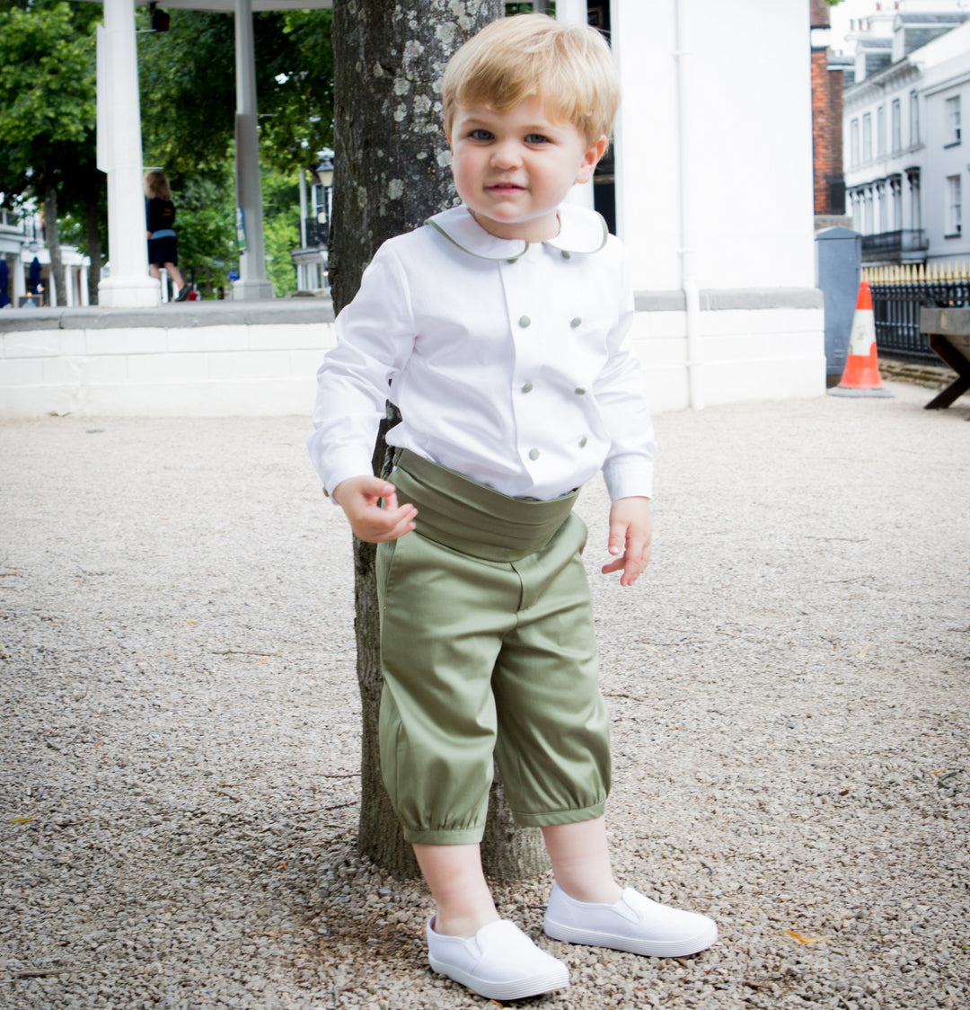 Henry Cotton Page Boy Knickerbocker Outfit Personalised hand made baby gifts. Traditional flower girl dresses and page boy outfits